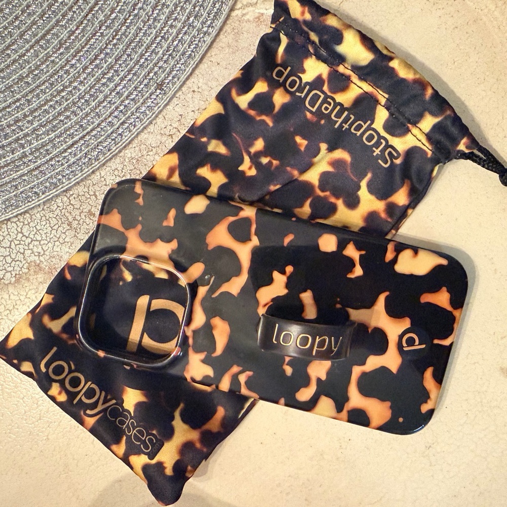 iPhone 13 Pro Loopy Case Tortoise Shell Phone Case